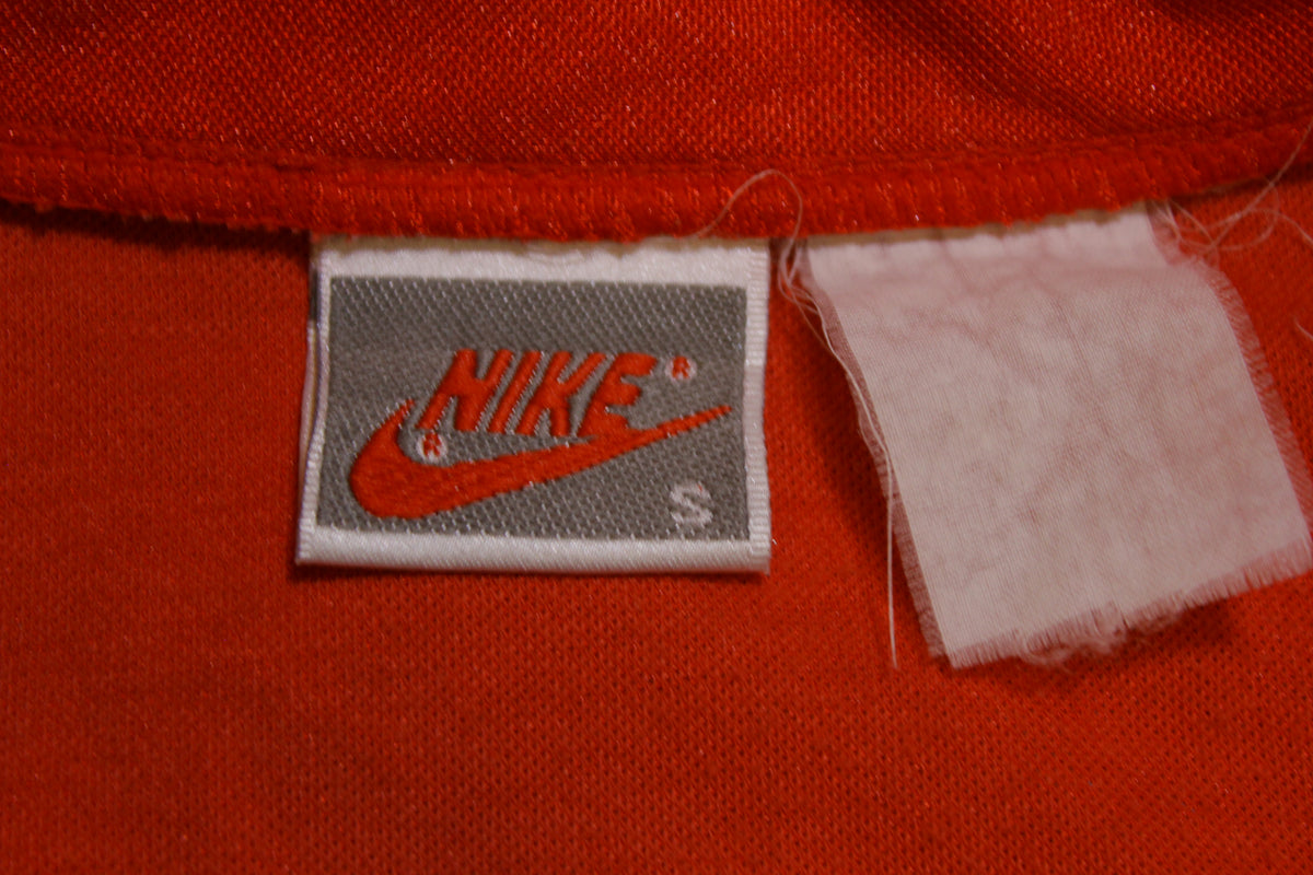 Nike Sportswear White Orange Tag Vintage Script Print 70's 80's Jersey –  thefuzzyfelt