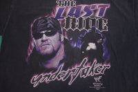 The Undertaker The Last Ride Vintage Wrestling WWF 2000 T-shirt