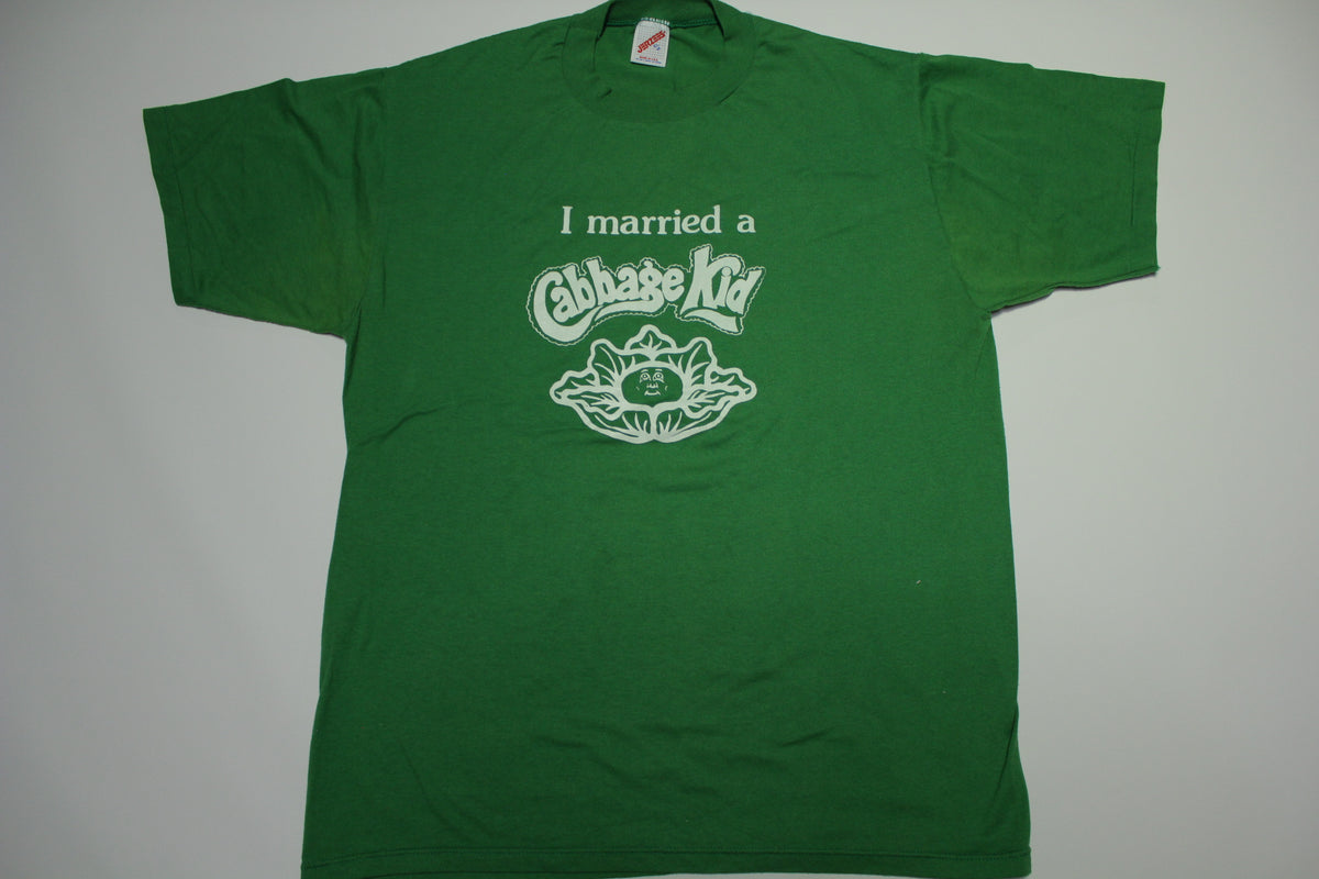 I Married a Cabbage Kid Vintage 80's Jerzees Single Stitch T-Shirt