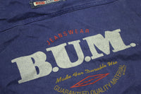 BUM Equipment Vintage 90's Flannel Hoodie 1993 Jean Jacket