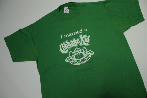 I Married a Cabbage Kid Vintage 80's Jerzees Single Stitch T-Shirt