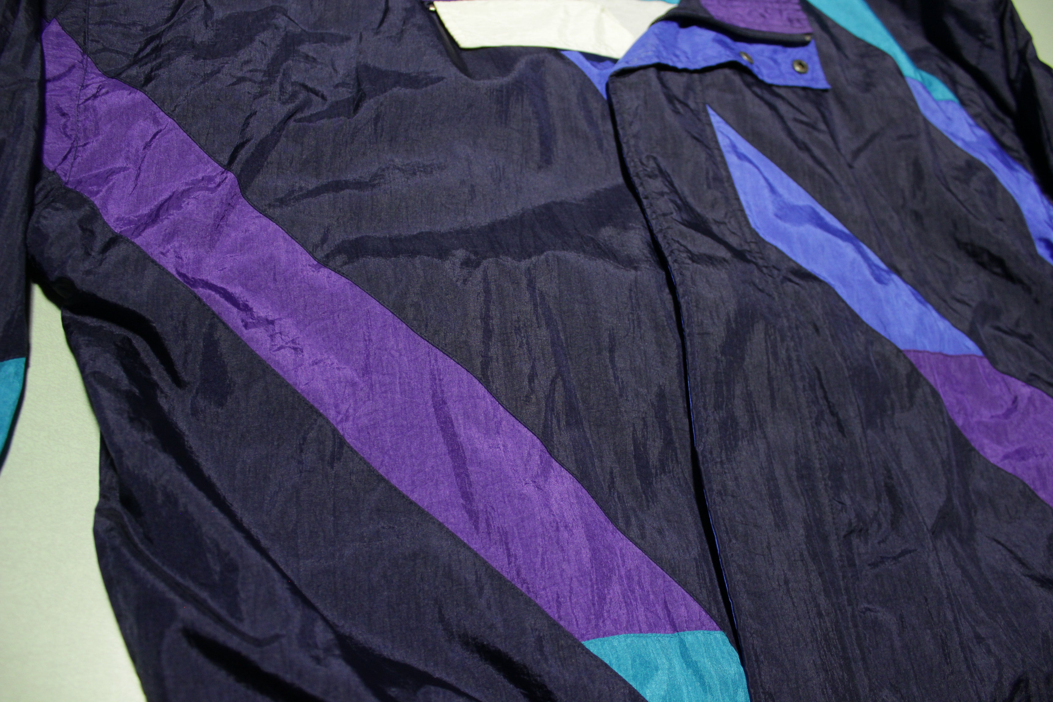 Christian Dior Vintage 90's Color Block Designer Windbreaker