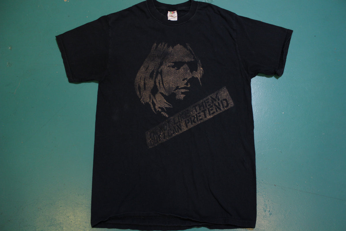 Nirvana Kurt Cobain Bootleg I'm Not Like Them But I Can Pretend 90's T-shirt