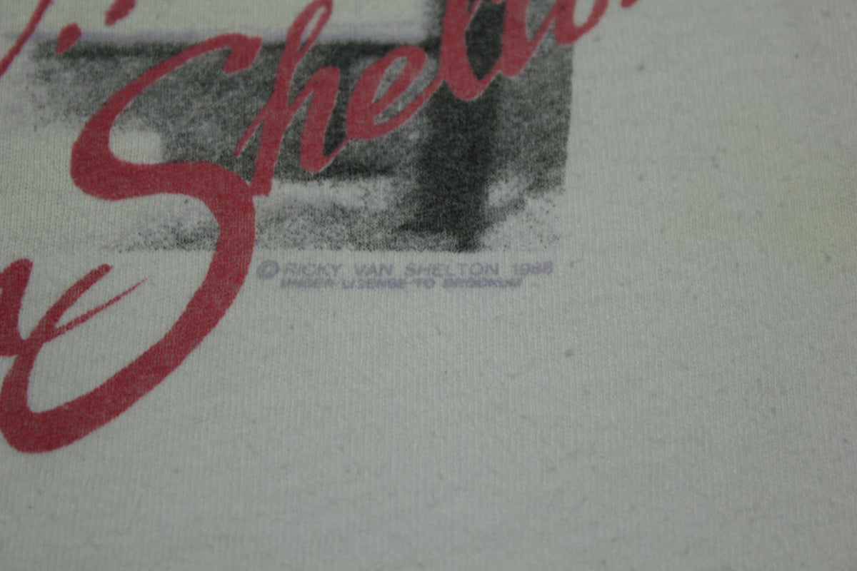Ricky Van Shelton 1988 Brockum Licensed Vintage 80's Never Meet Again Loving You T-Shirt