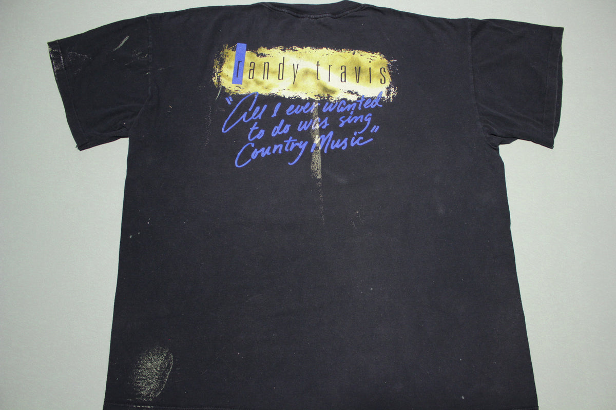 Randy Travis Vintage Brockum All I Ever Wanted 90's T-Shirt