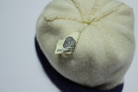 Deer Elk Knit Stocking Snow Cap Hat Beanie With Tassel Ball Vintage 1970's 1980's