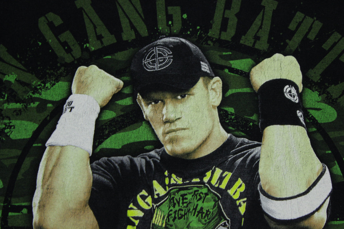 John Cena 2007 WWE Chain Gang Battalion Wrestling T-Shirt