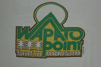 Adidas Rainbow Trefoil Vintage Early 80's Wapato Point Fun Run Manson T-Shirt