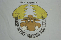 Mayo Spruce Vintage 1980 Horny Moose Funny 80's T-Shirt