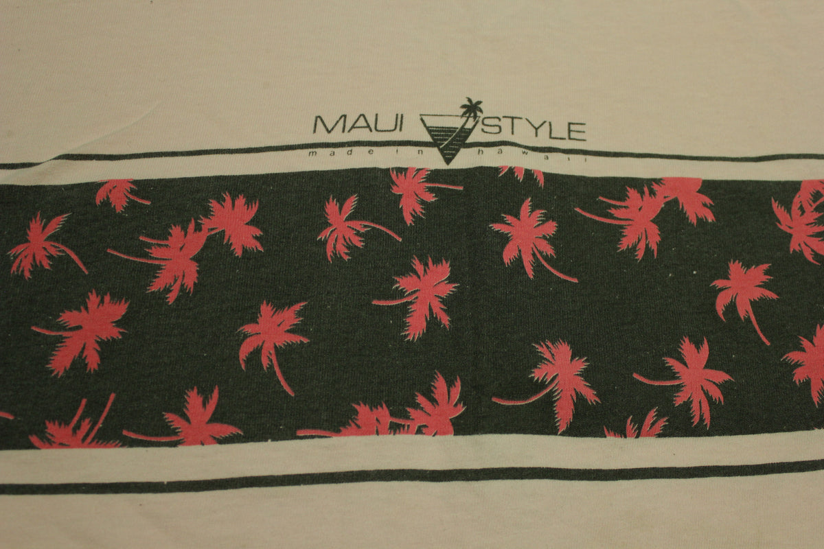 Maui Style Made in Hawaii Vintage 80's Single Stitch Tourist T-Shirt
