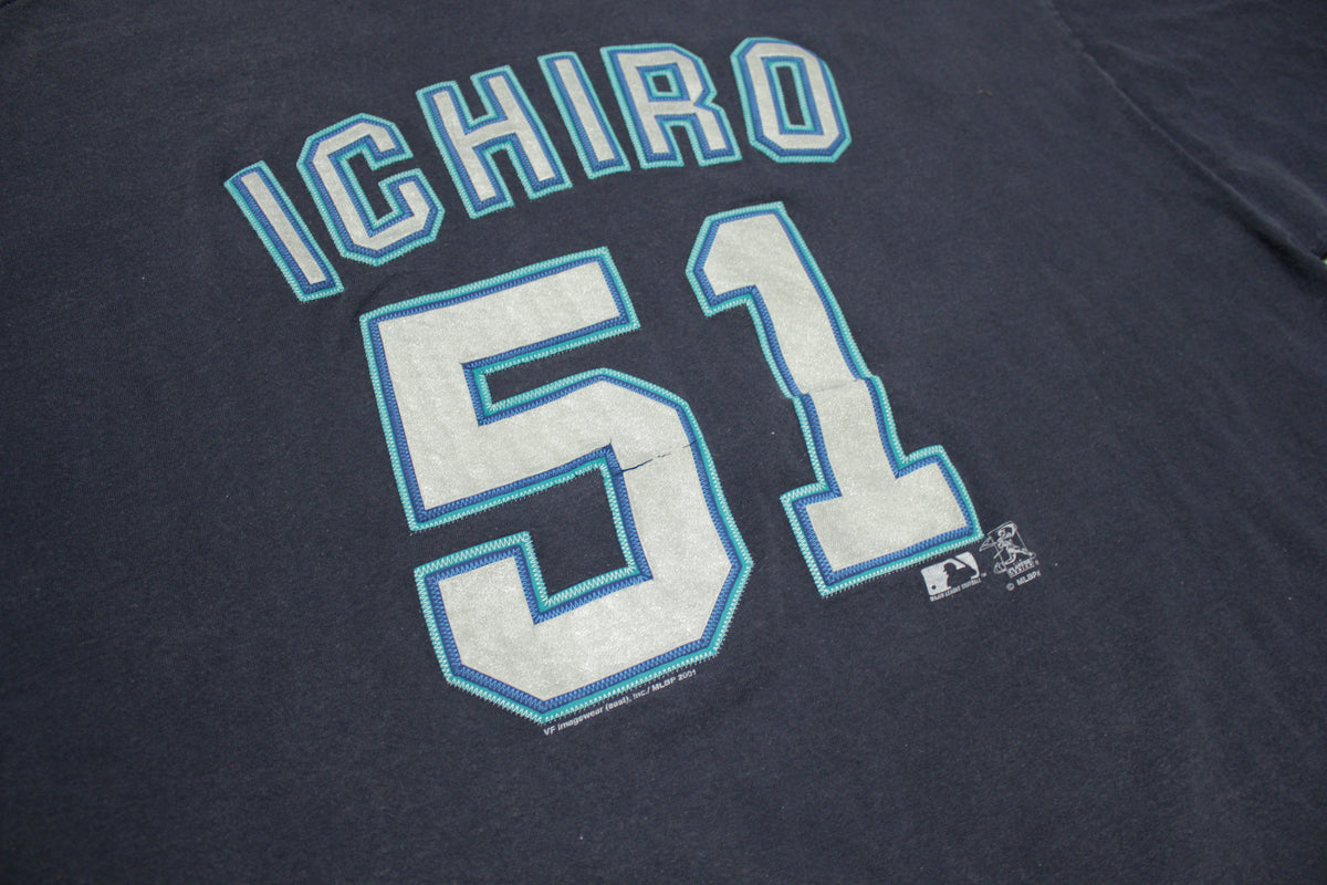 Seattle Mariners Ichiro Vintage 2001 Lee Sport T-Shirt