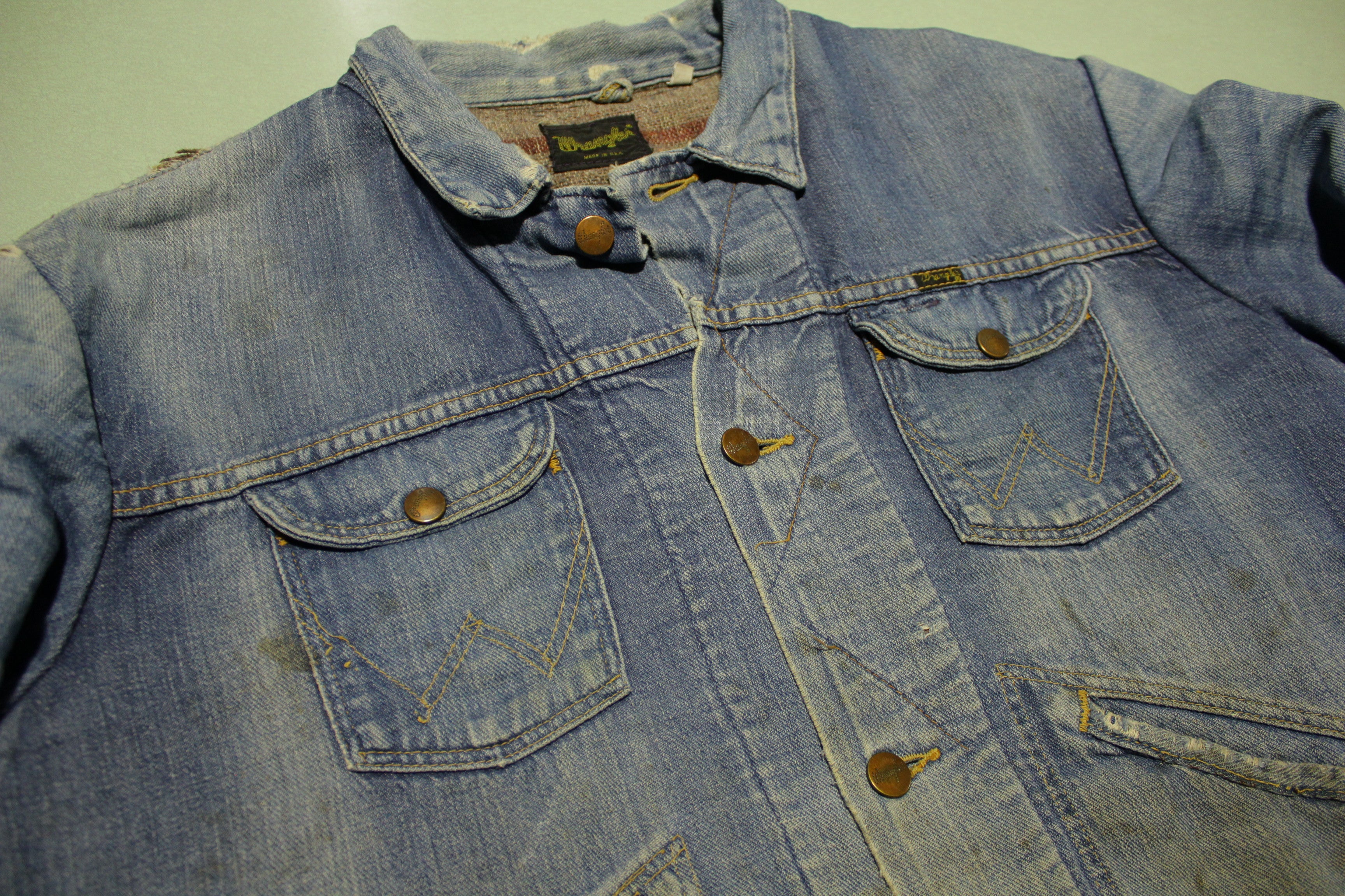 Buy Wrangler Men's Flannel Lined Denim Jacket Online at desertcartINDIA