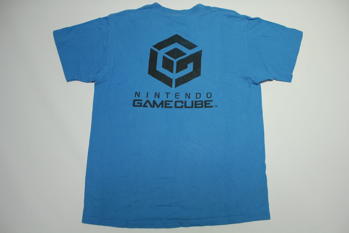 Nintendo Gamecube Promo Launch Tee Vintage Y2K Front Back Hit Big Logo T-Shirt