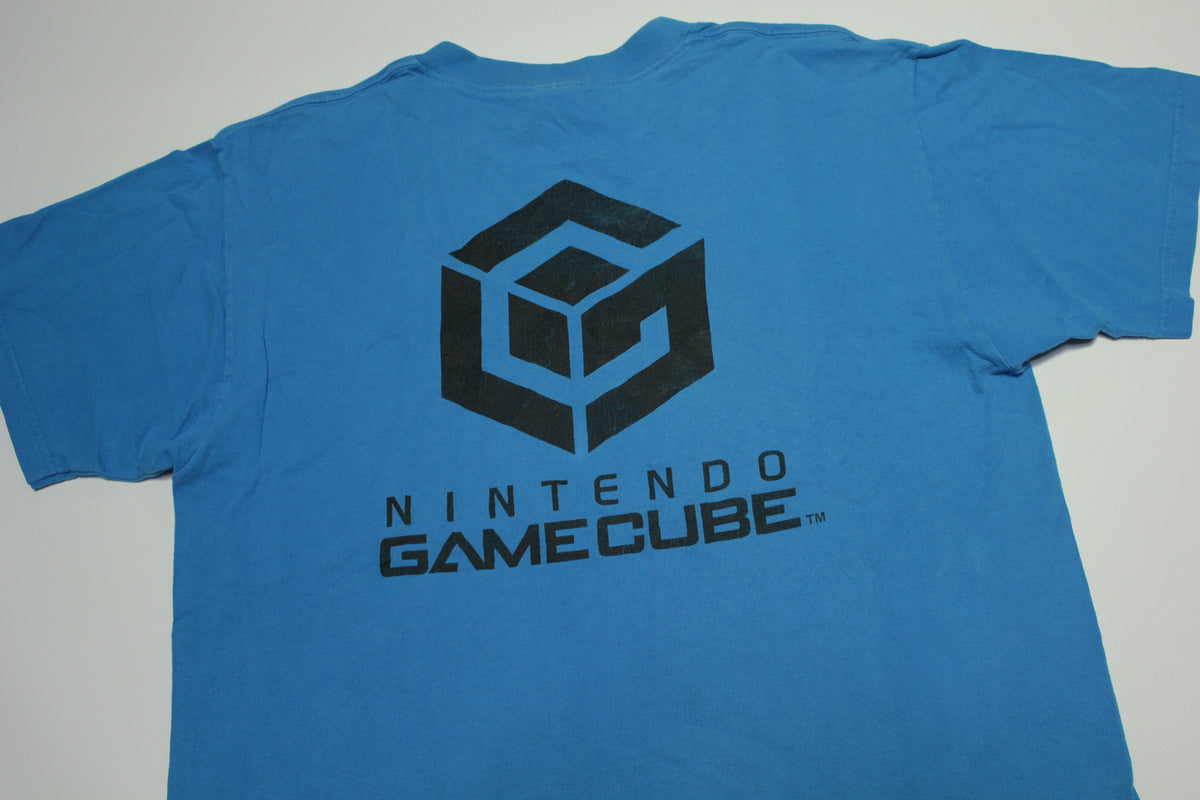 Nintendo Gamecube Promo Launch Tee Vintage Y2K Front Back Hit Big Logo T-Shirt