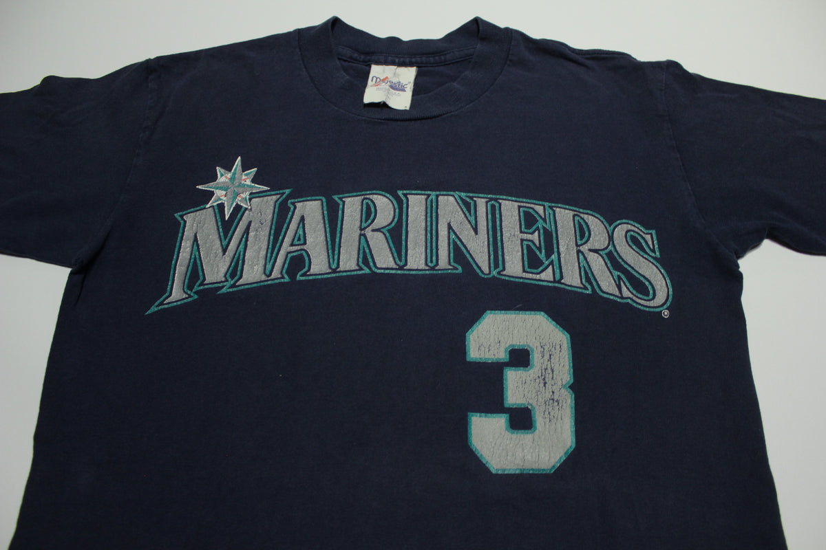 Vintage Alex Rodriguez #3 Seattle Mariners Jersey Size L Blue Majestic