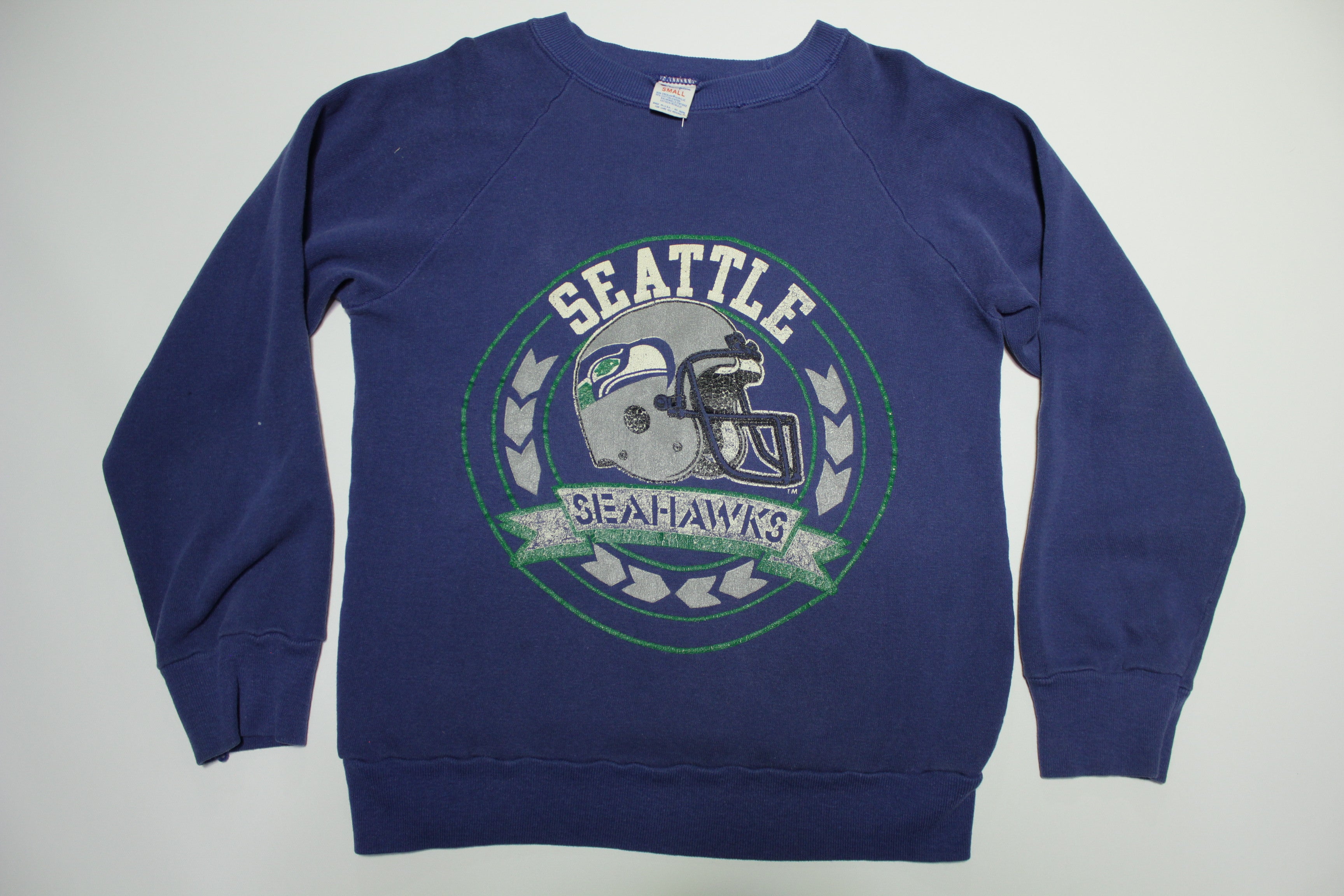 Seattle Seahawks Vintage 80 s Champion Made in USA Crewneck