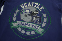 Seattle Seahawks Vintage 80's Champion Made in USA Crewneck Sweatshirt