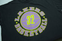 Magic Johnson LA Lakers Vintage #32 Los Angeles Starter Made in USA Single Stitch T-Shirt