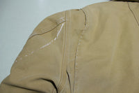 Carhartt J164 CML Dearborn Sandstone Sherpa Fleece Lined Construction Work Jacket