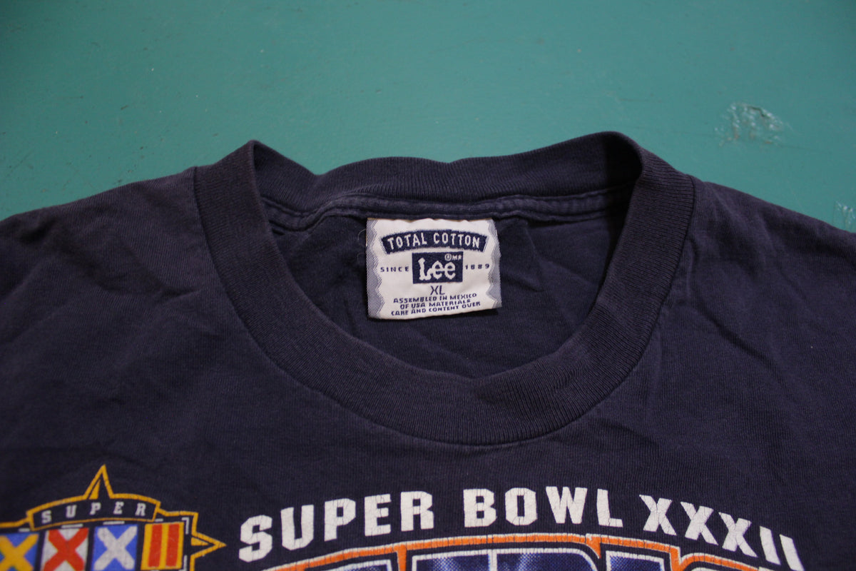 Denver Broncos 1998 Super Bowl Champions 32 XXXII Vintage 90's T-Shirt