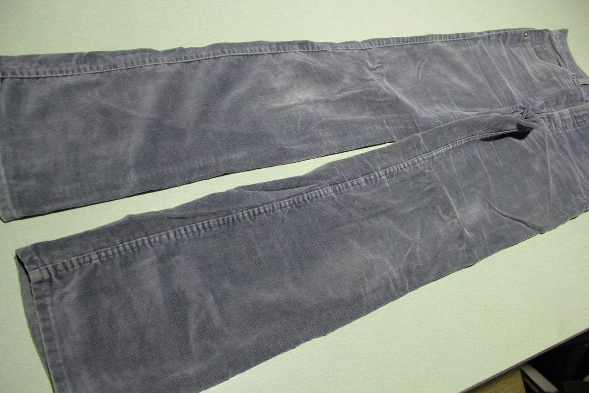 Levis Movin On Vintage 70's Corduroy Velour Flare Bell Bottom Jeans Pants