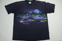 Vernon Canada Canadian Goose Vintage 90's Wilderness Moon Tourist T-Shirt