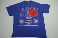 Chicago Cubs Wrigley Field 1991 Vintage 90s Die Hard Fan Single Stitch T-Shirt
