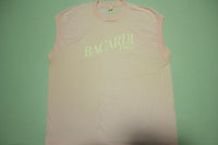 Bacardi Rum 80 Proof Vintage 1988 Sleeveless Muscle 80's T-Shirt