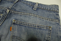 Levis 545 Distressed Vintage 80's Denim Grunge Punk Orange Tab Blue Jeans SF 207