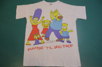 The Simpsons Matt Groening 1990 Mambo Till You Drop 90s Flirts Single Stitch T-Shirt