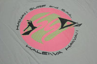 Haleiwa Hawaii Surf and Sail Vintage 80's Hanes USA T-Shirt