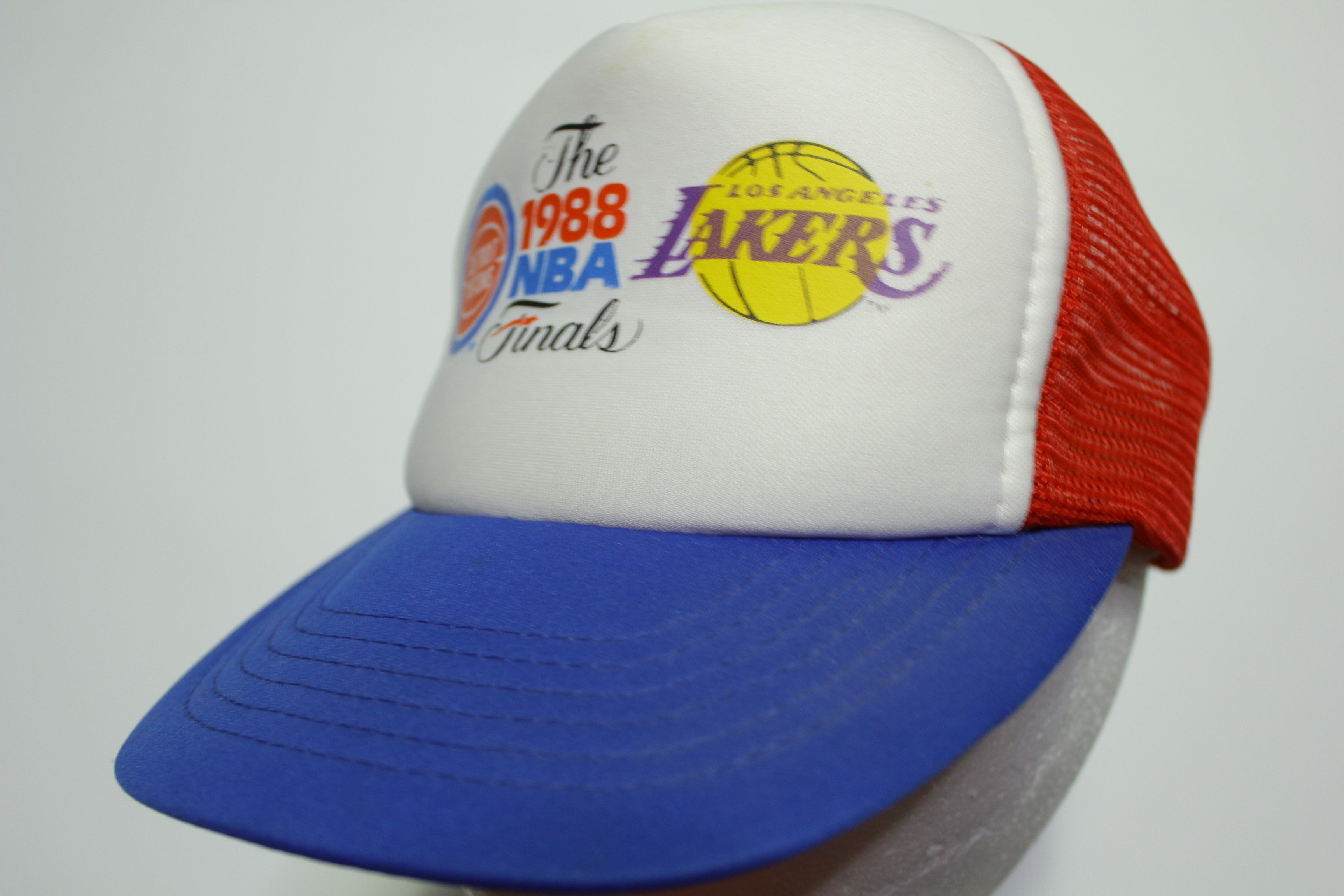 Detroit Pistons LA Lakers 1988 NBA Finals Vintage 80's Trucker