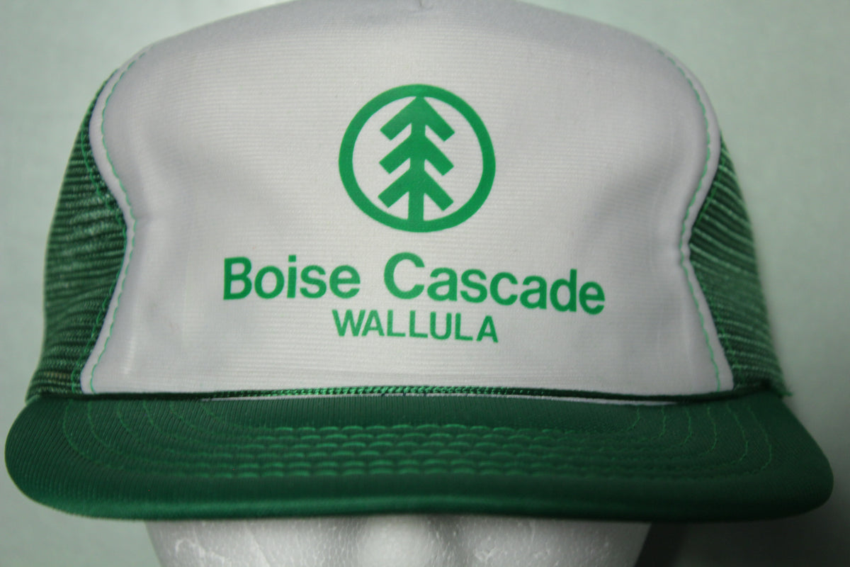 Boise Cascade Wallula Paper Mill Vintage 80's Adjustable Back Snapback Hat
