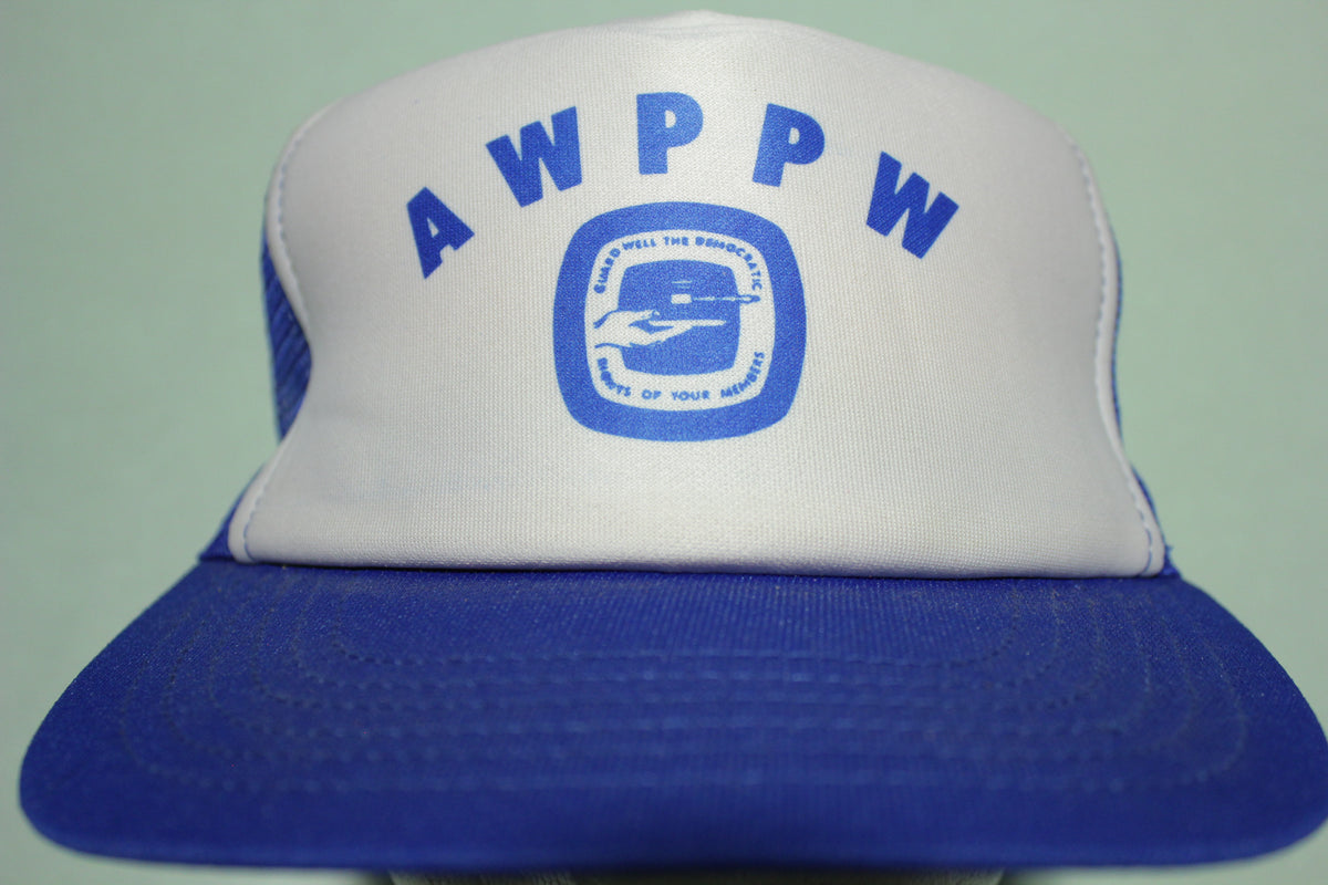 AWPPW Vintage 80's Adjustable Back Snapback Hat