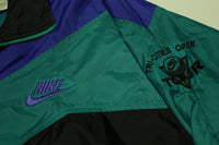 Nike Tour Tri-Cities Open Vintage 80's 90's Colorblock Grey Tag Vented Golf Windbreaker
