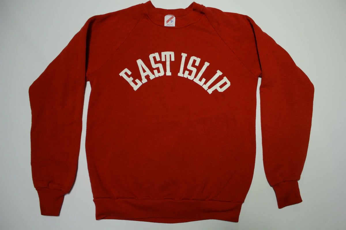 East Islip Vintage 80's New York School Jerzees Crewneck Sweatshirt