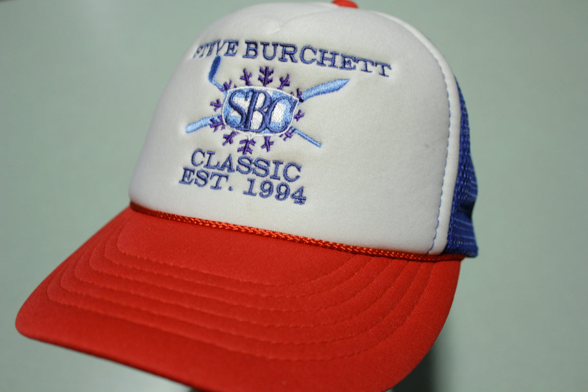 SBC Steve Burchett Classic Vintage 90's Adjustable Back Snapback Hat