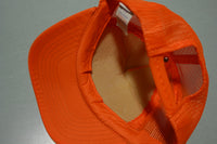 Emergency Action Team Vintage 80's Adjustable Back Snapback Hat