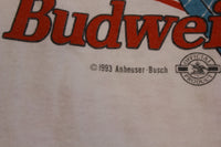 Kenny Bernstein Budweiser King of Speed 1993 Vintage Single Stitch 90s Drag T-Shirt