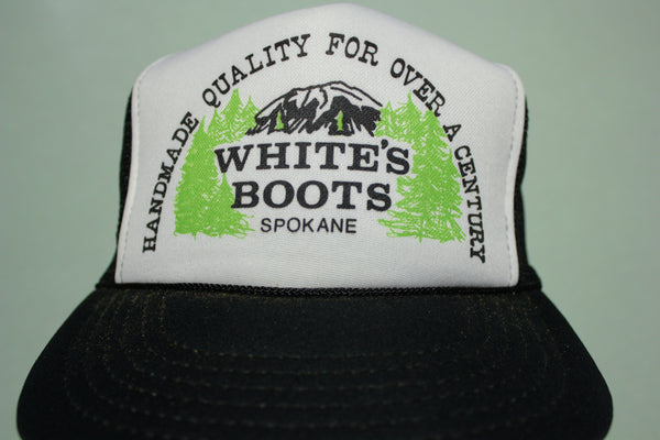 Whites Boots Spokane Vintage 80's Adjustable Back Snapback Hat