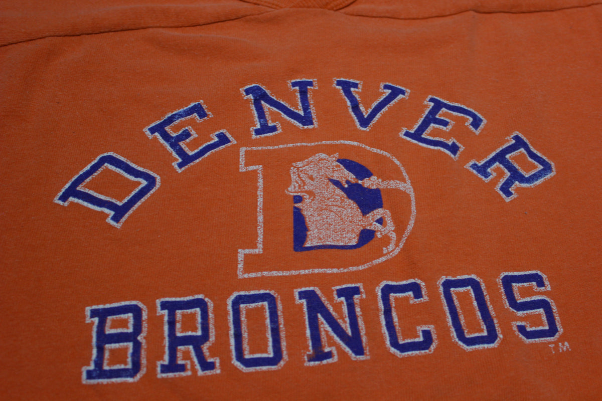 Denver Broncos Vintage 80's Champion Made in USA Jersey Single