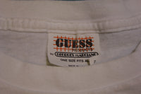 Guess Georges Marciano Made in USA 1989 Vintage Single Stitch Santa Fe T-Shirt