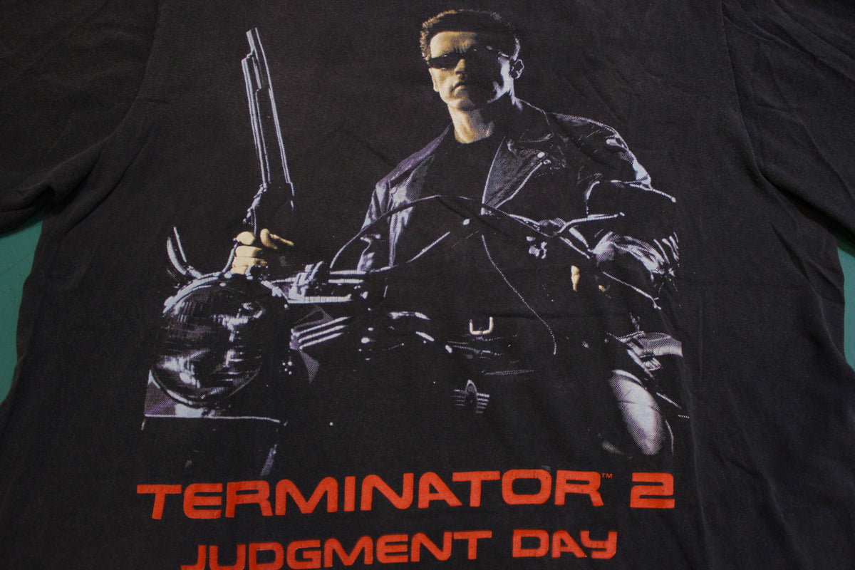 Terminator 2 Judgment Day Arnold Schwarzenegger Vintage 90's Single Stitch T-shirt