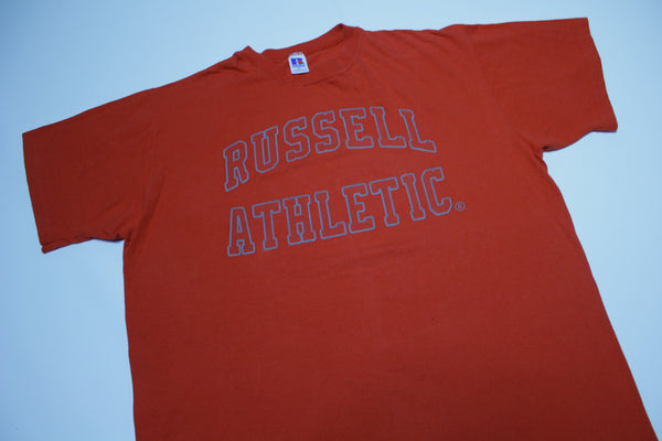 Russell Athletic Vintage 90's Made in USA Big Spellout Single Stitch T-Shirt
