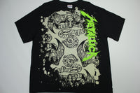 Metallica Pushead 2008 Front Back Big Print Skull Death T-Shirt