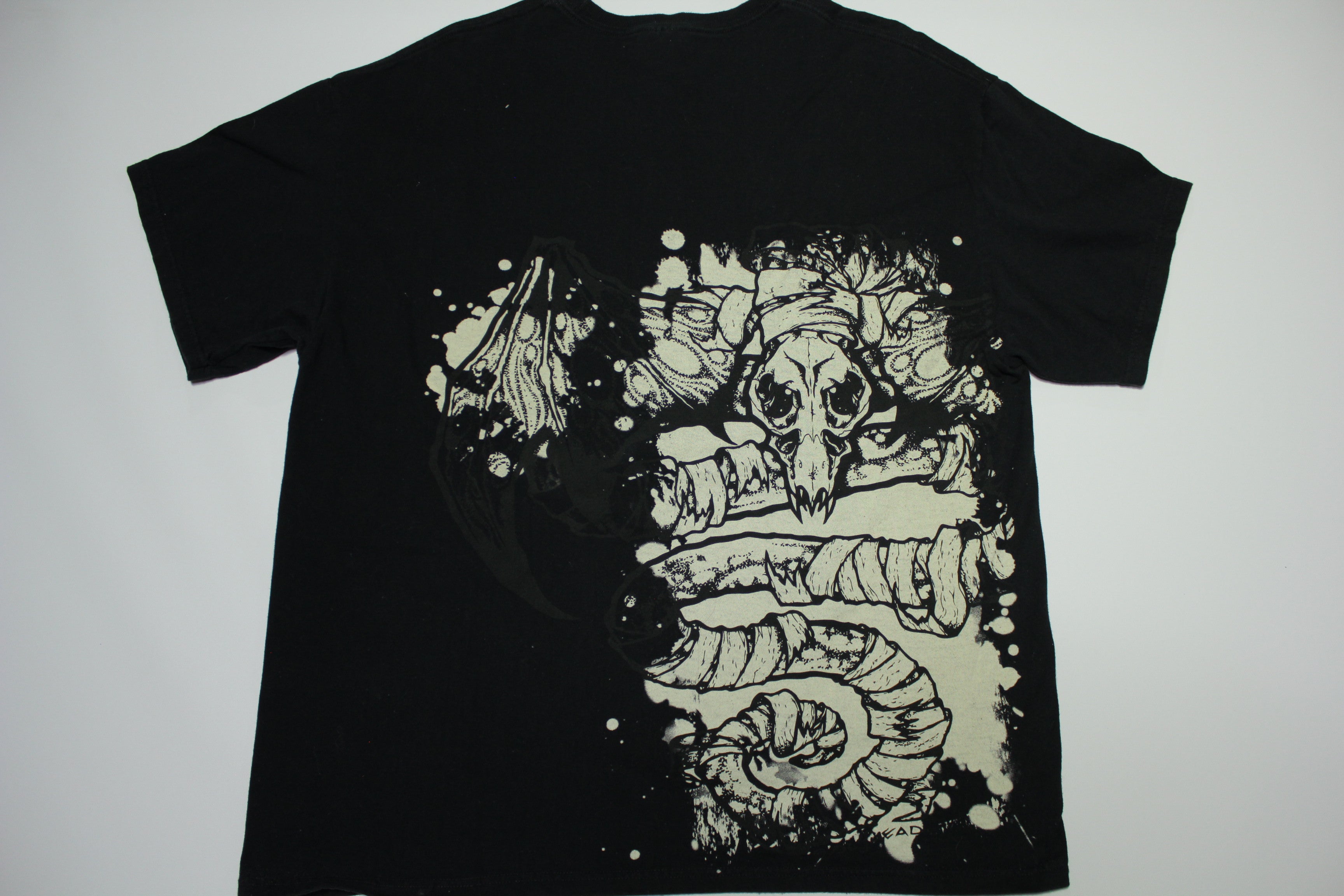 Metallica Pushead 2008 Front Back Big Print Skull Death T-Shirt 