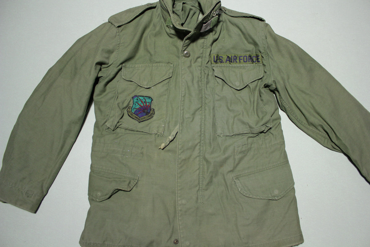 Vintage 70s US Navy Permeable A-2 Cold Weather Deck Jacket Vietnam
