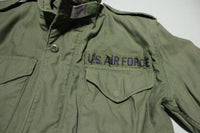 US Army Military M65 Cold Weather Field Jacket Og107 Small Short S/S 1984 Vintage Coat
