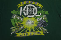 Hog Rally 1997 Harley Davidson HD Yakima Washington Vintage 90's Single Stitch T-Shirt