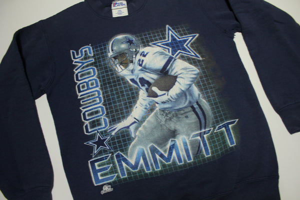 Emmitt Smith Dallas Cowboys Vintage 90's Pro Player USA Crewneck Sweatshirt